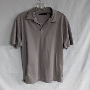 💙 Perry Ellis Taupe/Grey Polo Shirt